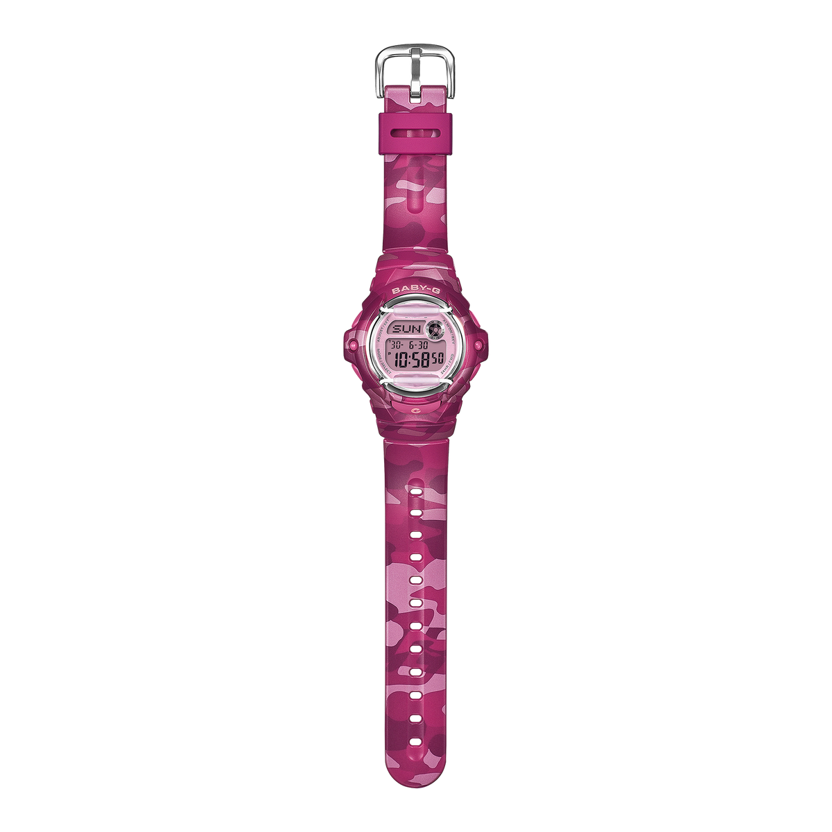 Baby-G Y2K Camo Pink Digital Resin BG169CM-4D