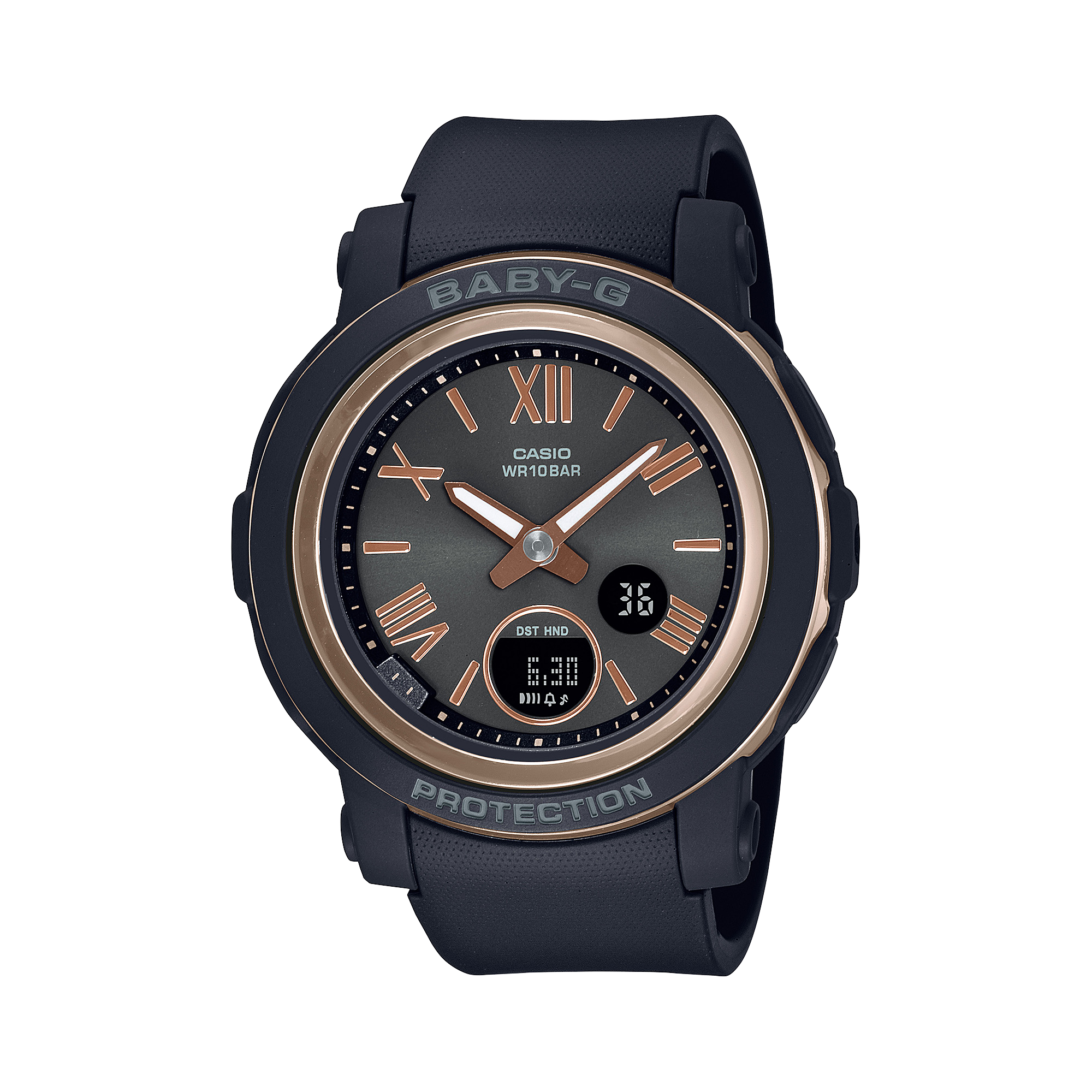 G-Shock Digital Black Resin Band Watch BGA290-1A
