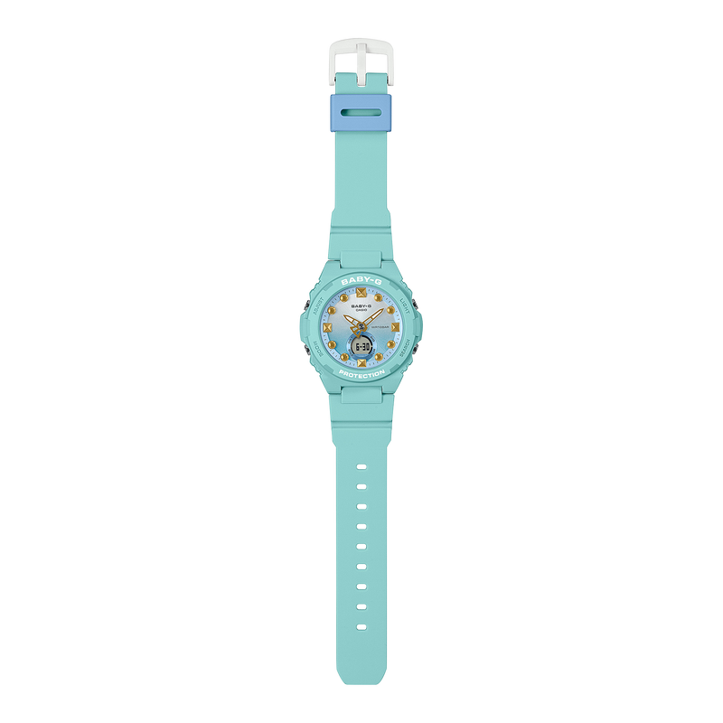 BABY-G Blue Resin Band Womens Watch BGA320-3A