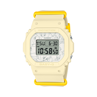 Baby-G Tweety Collaboration White Dial Resin Band Watch BGD565TW-5D