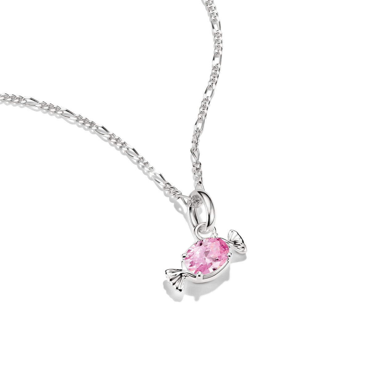 Thomas Sabo Silver-Plated Candy Charm with Pink Zirconia CCC1366M CCC1366M view 2