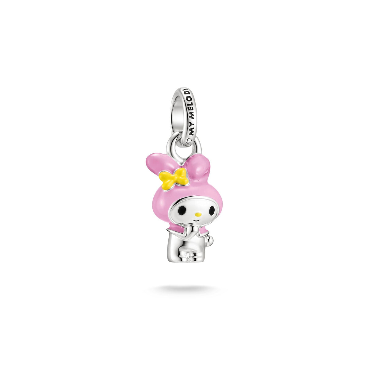 Thomas Sabo Hello Kitty My Melody Connect Charm with Yellow Bow, Silver-Plated CCC1371M CCC1371M front packshot