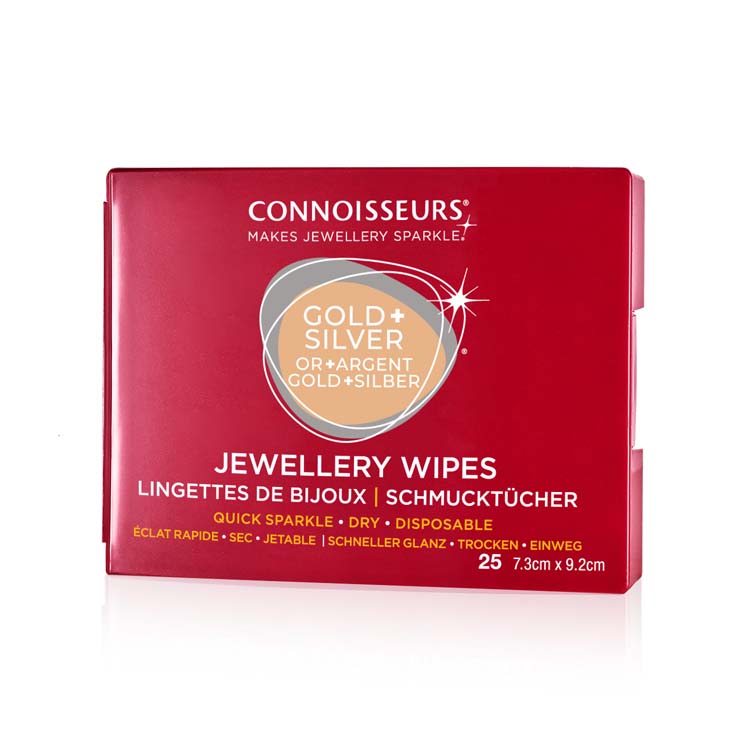 Connoisseurs Jewellery Dry Wipes 25 Pack