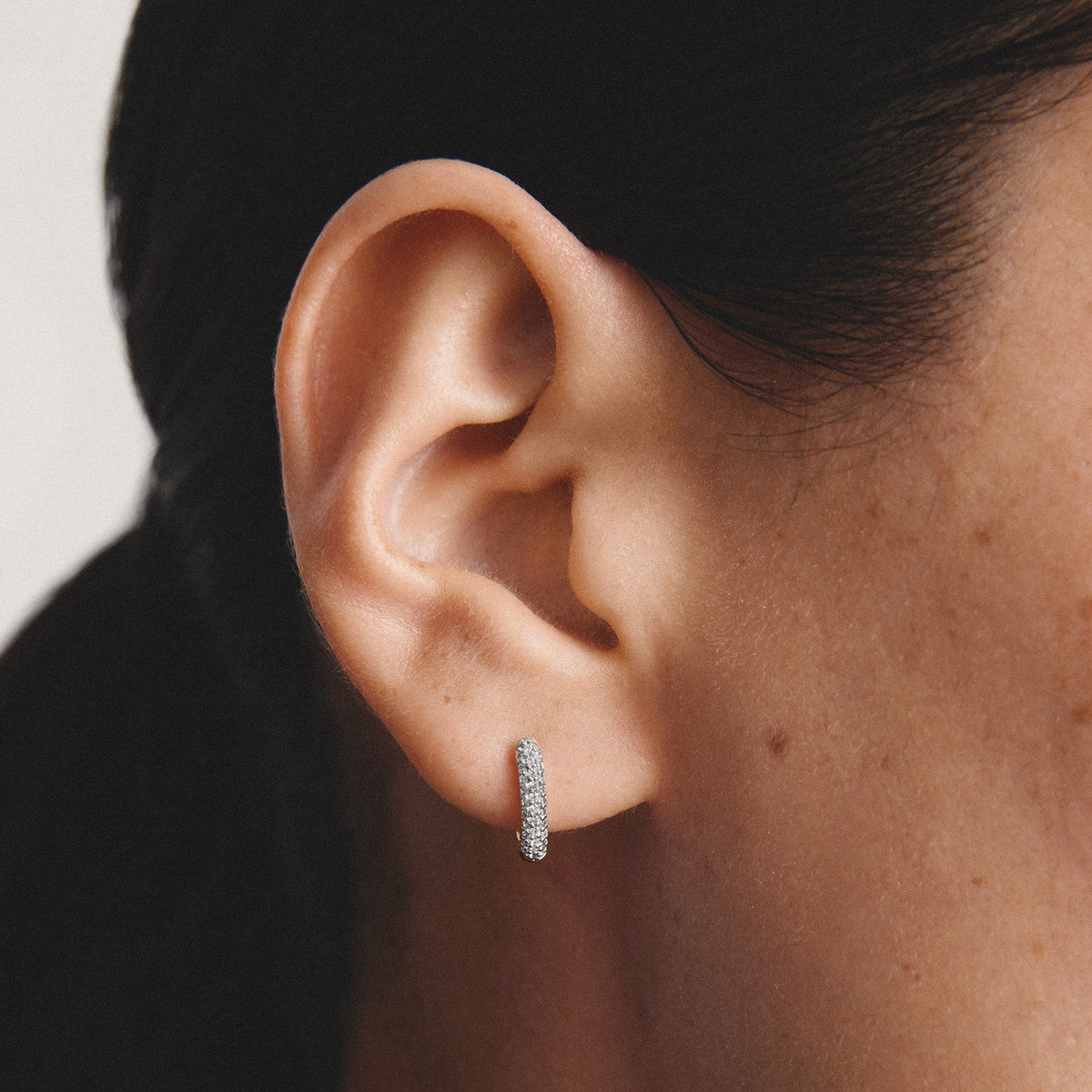 Thomas Sabo Hoop earrings with zirconia TCR779 TCR779 view 2