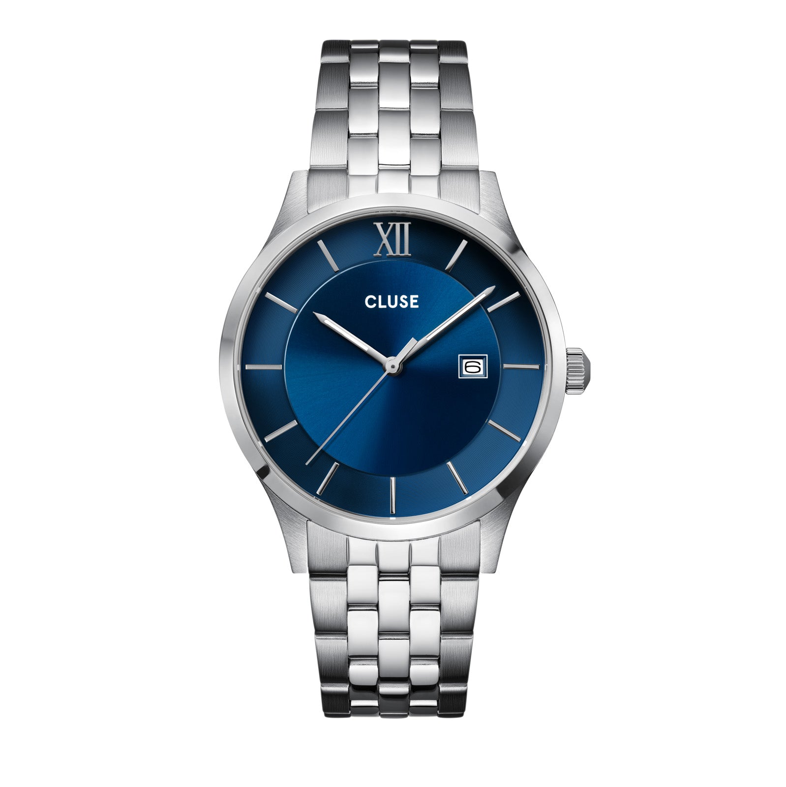 CLUSE Mens Aravis Blue Steel Link Watch CW22701