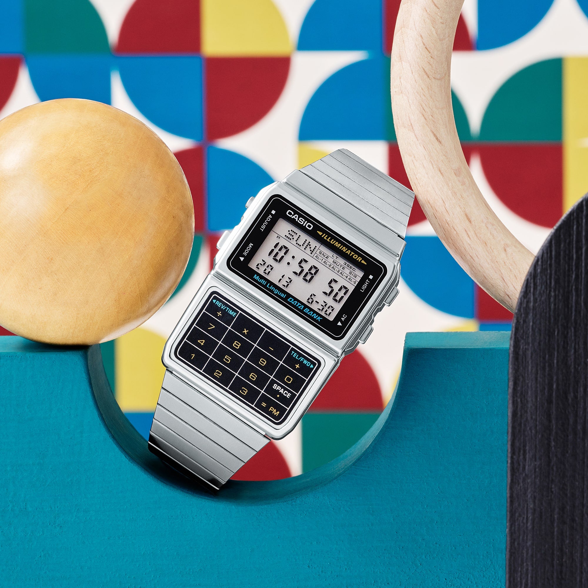 Casio Vintage Data Bank Telememo Calculator Watch DBC611-1D DBC611-1DF