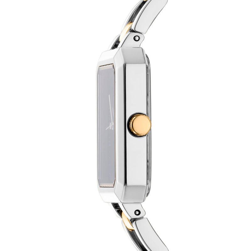 DKNY Uptown Midi Silver Dial Stainless Steel Watch DK1L009M0035