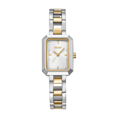 DKNY Uptown Midi Silver Dial Stainless Steel Watch DK1L009M0035