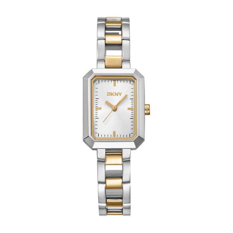 DKNY Uptown Midi Silver Dial Stainless Steel Watch DK1L009M0035