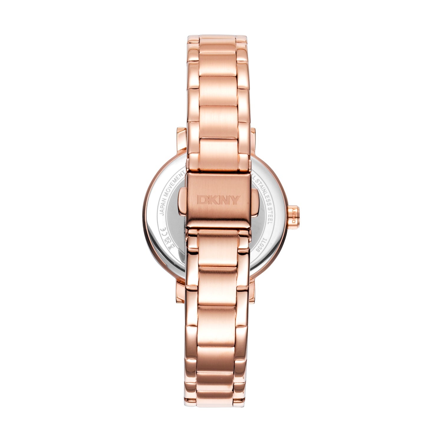 DKNY Urban Soho Glitz Rose Gold Stainless Steel Womens Watch 30mm