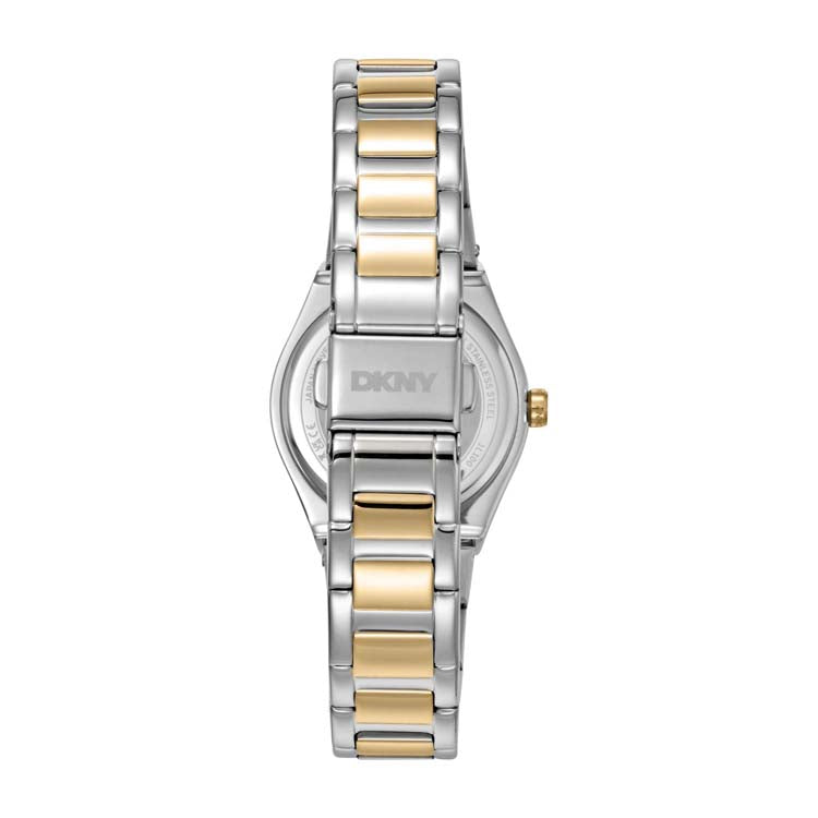 DKNY Two Tone Stainless Steel Womens 30mm Champagne Dial Watch
