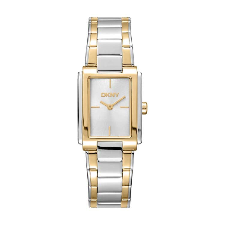 DKNY Two Tone Stainless Steel Women’s 23x30mm Everyday Watch