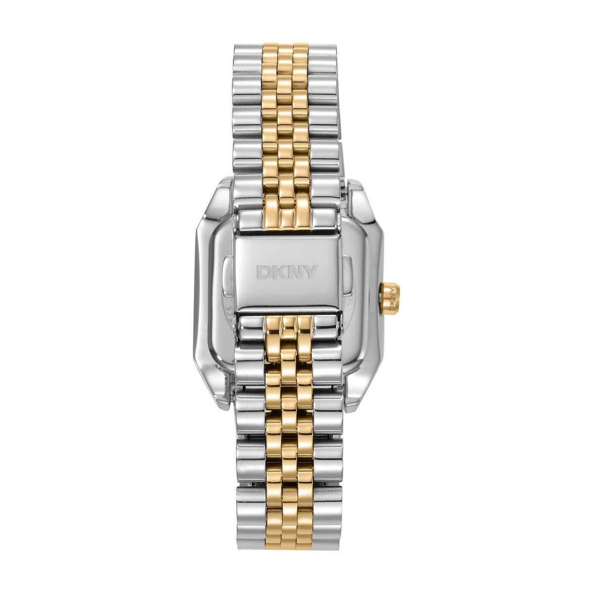 DKNY Signature Shape Two-Tone 27x34mm Green Dial Womens Watch DK1L154M0095