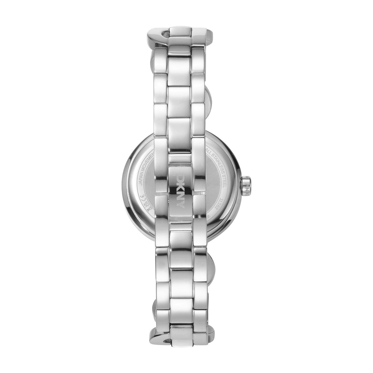 DKNY Open Link Silver 28mm Silver Dial Womens Watch DK1L162M0015