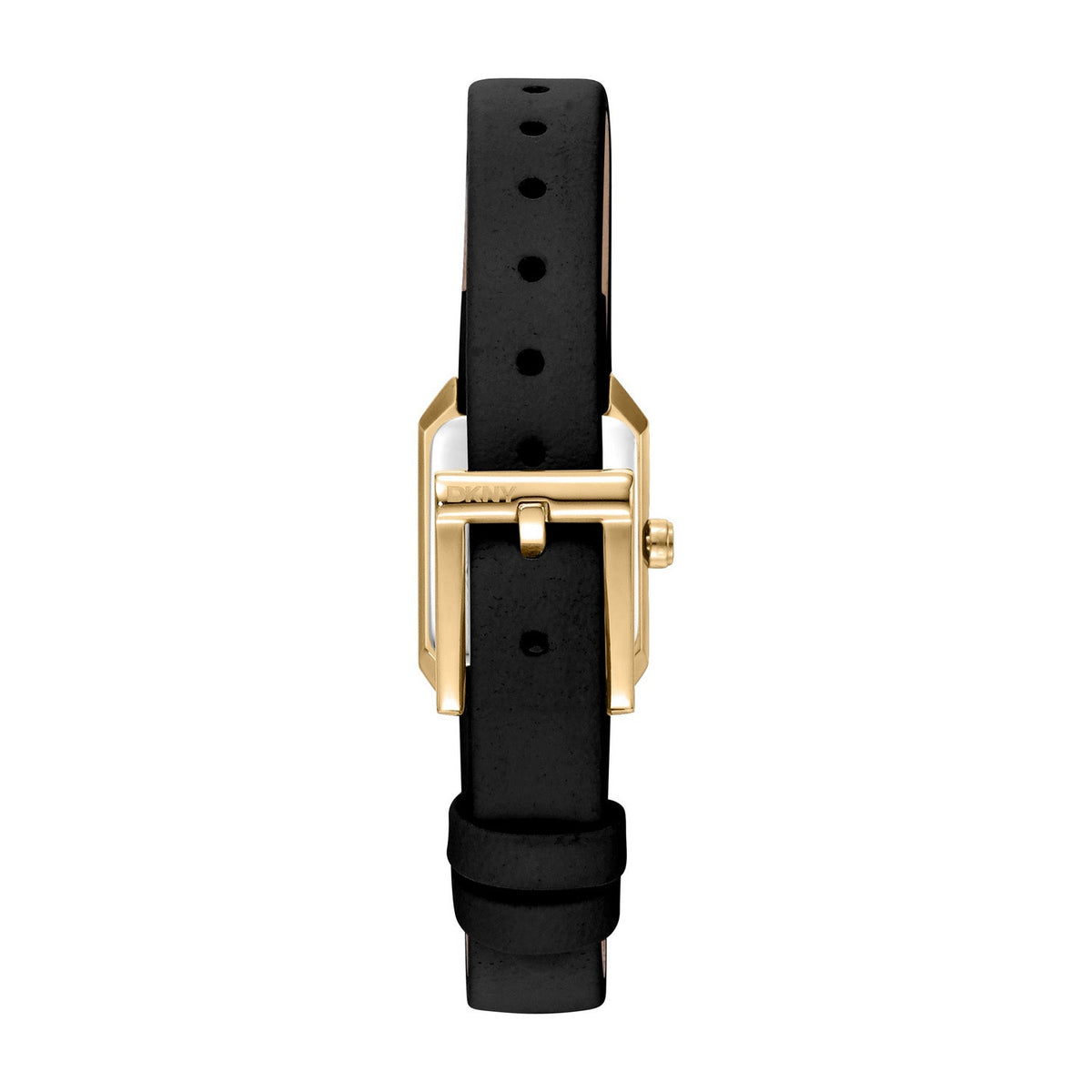 DKNY Signature Shape Black Dial Black Leather Womens Watch DK1L180L0025 view 2