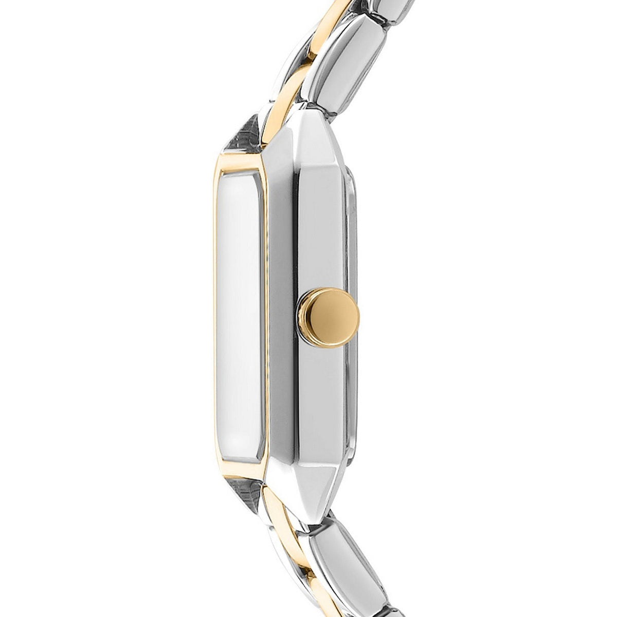 DKNY Signature Shape Silver Dial Two Tone Steel Womens Watch DK1L180M0085 view 3