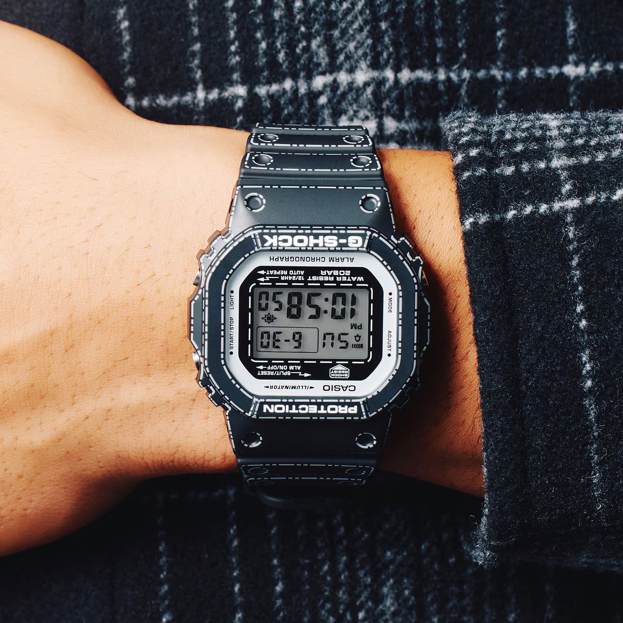 G-Shock 5600 Origami Special Edition Black Resin Band DW5600RGM-1D