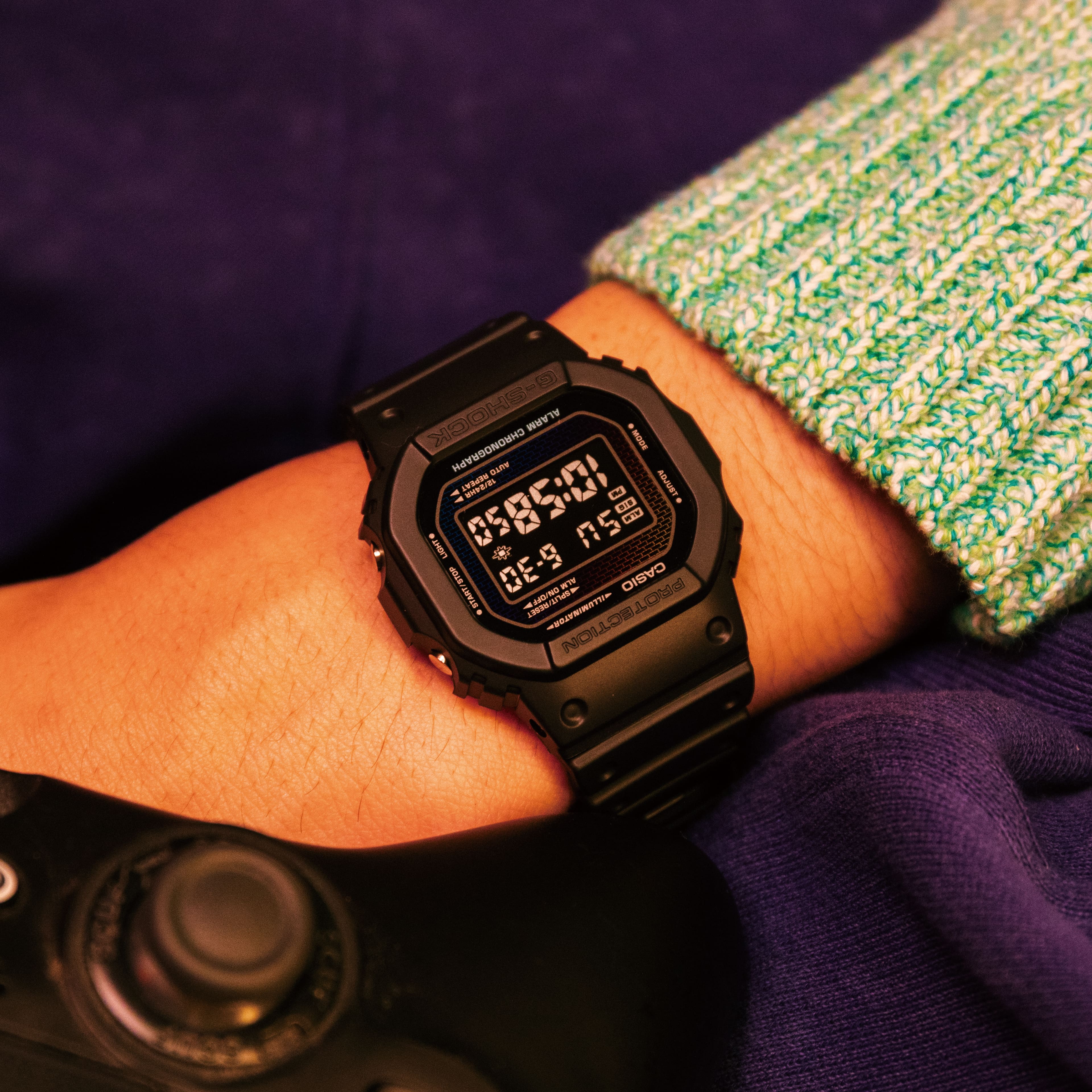 G-Shock 5600 Series Timepiece with Rainbow Gradation DW5600RW-1D
