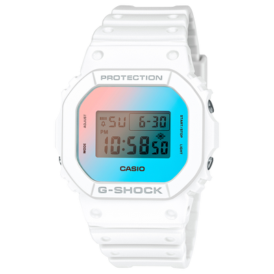 G-Shock Digital White Resin Band Watch DW5600TL-7D