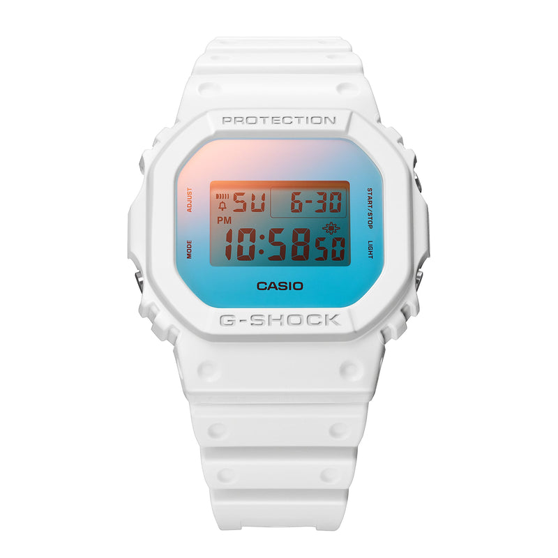 G-Shock Digital White Resin Band Watch DW5600TL-7D