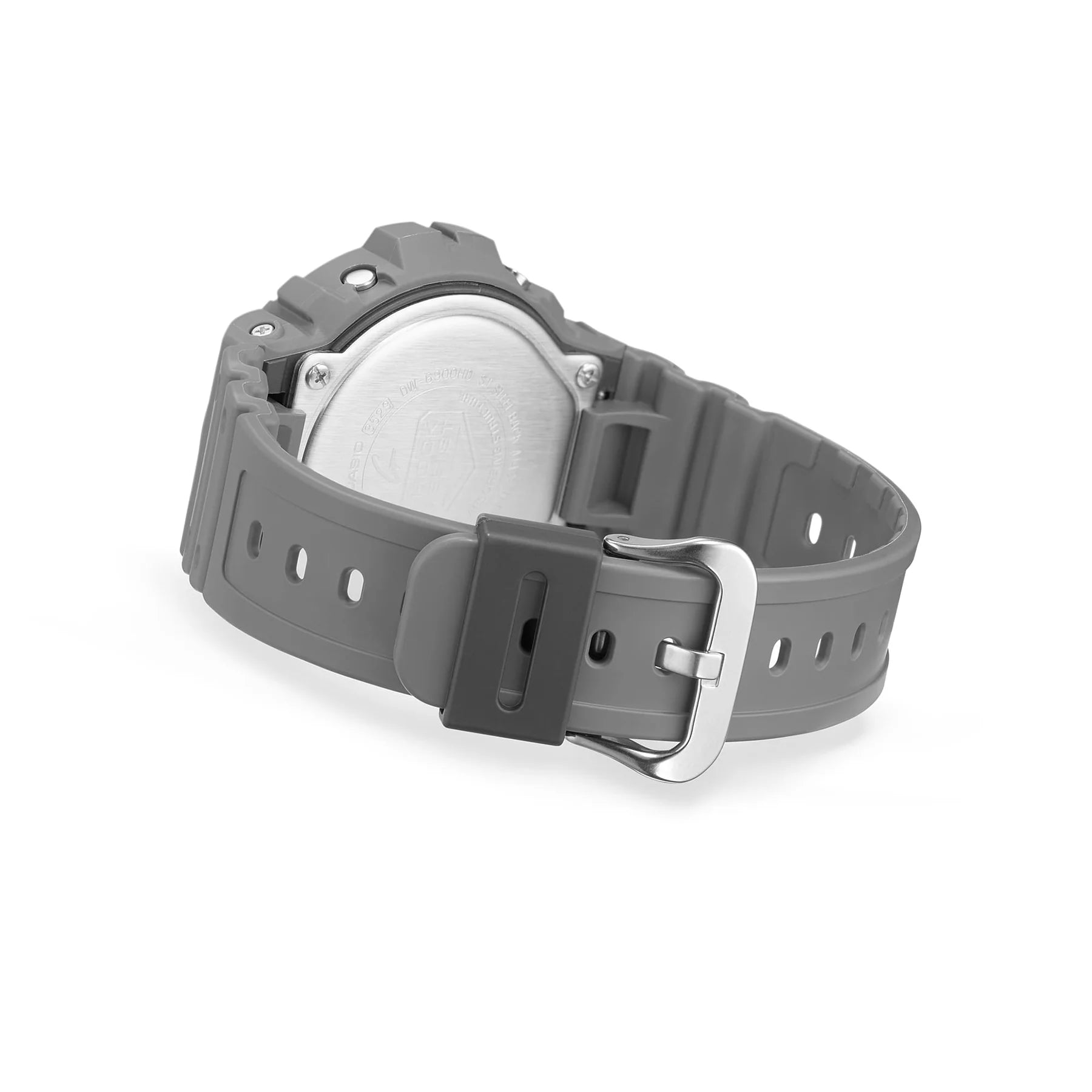 G-Shock Digital White Glow in Dark Dial Dark Grey Resin Band Watch DW6900HD-8D