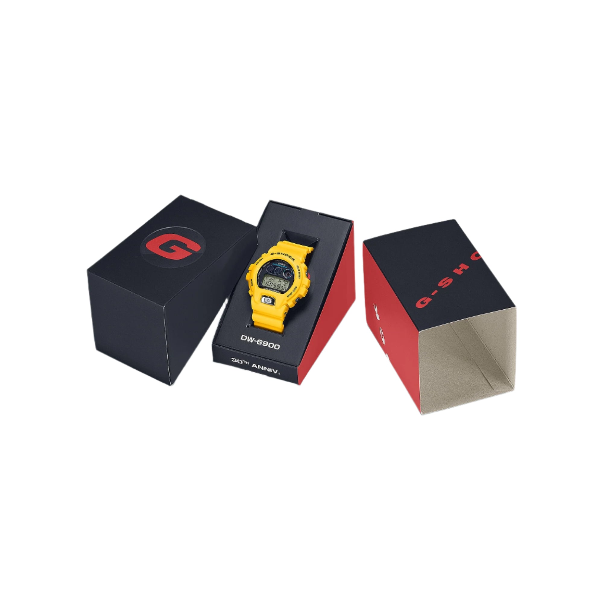 G-Shock Digital 6900 Series Grey Dial Black Resin Band Watch DW6900TR-1D