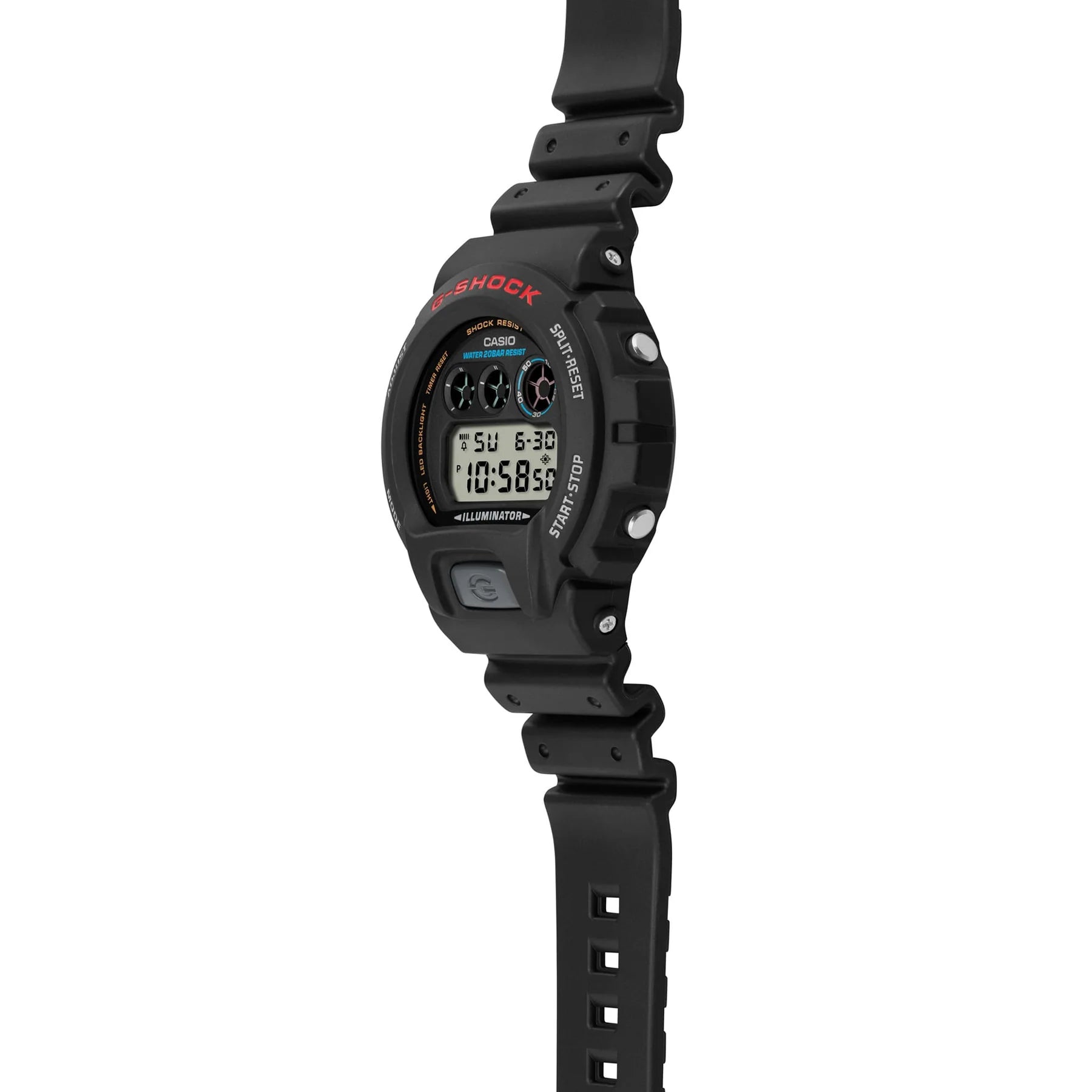 G-Shock Digital Black Dial and Resin Band Watch DW6900U-1D
