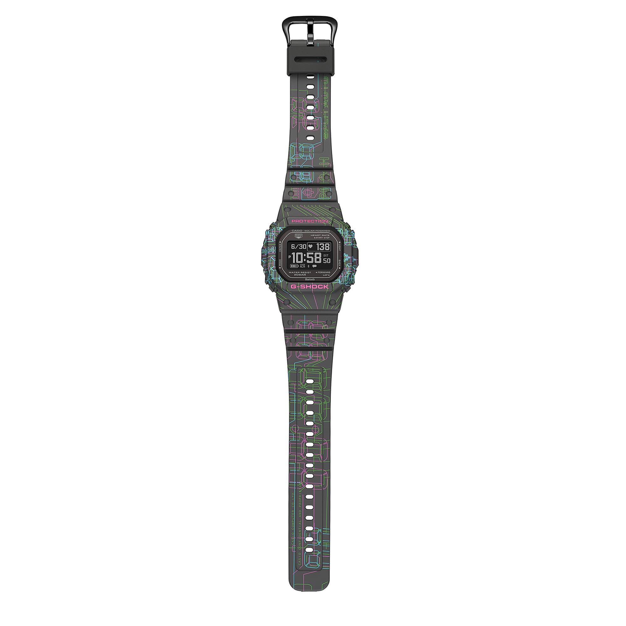 G-Shock G-Squad Heart Rate and Sleep Analysis Watch DWH5600EX-1D