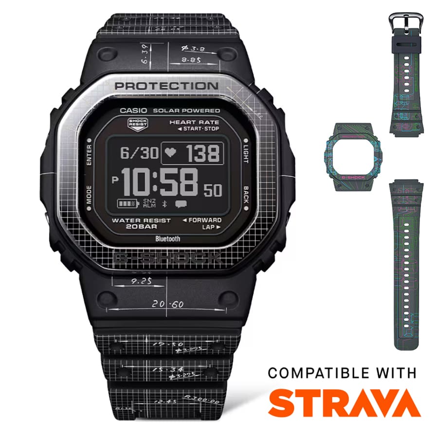 G-Shock G-Squad Heart Rate and Sleep Analysis Watch DWH5600EX-1D