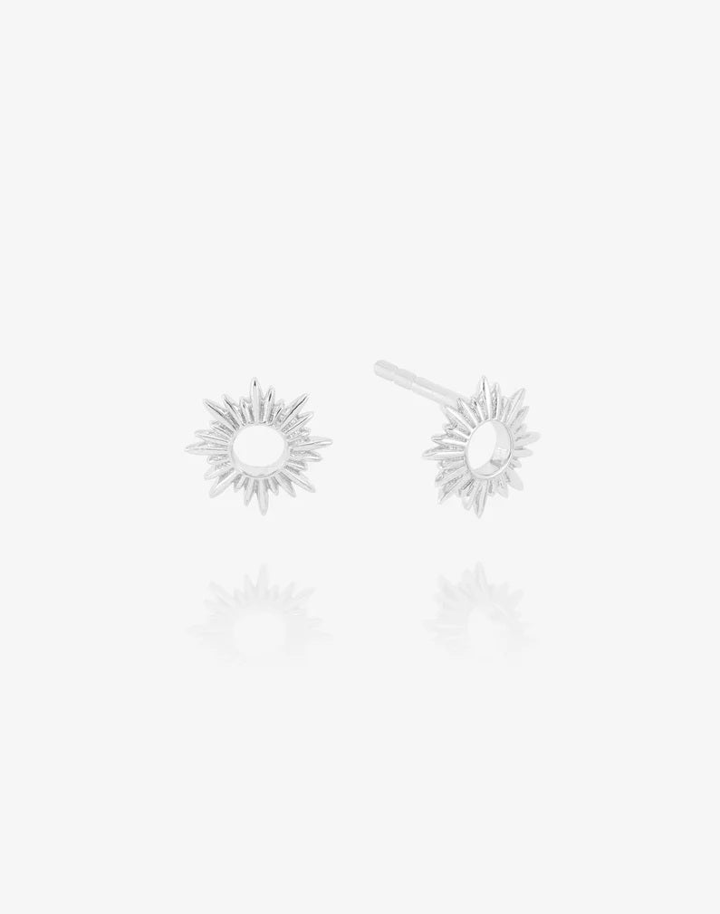 Rachel Jackson Eternal Sun Stud Earrings Silver