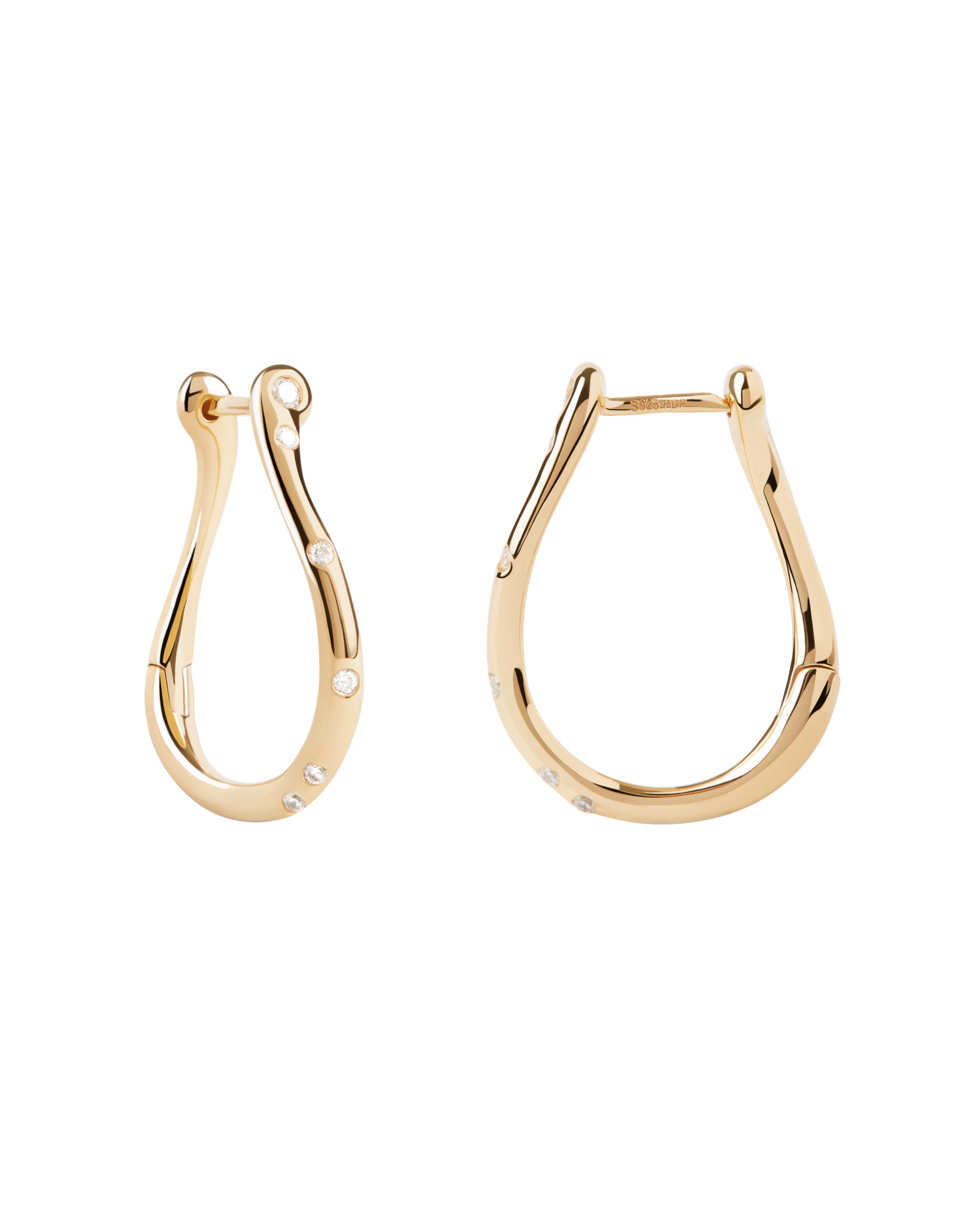 PDPAOLA Air Mini Gold Hoops