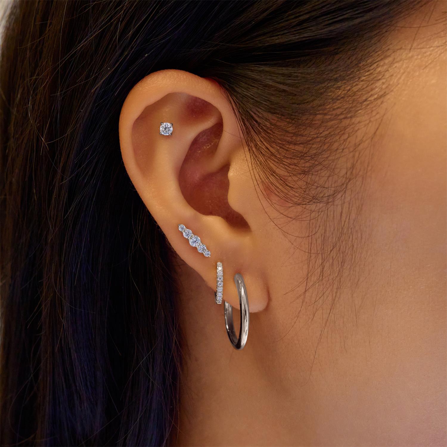 Ania Haie Silver Bar Barbell Single Earring