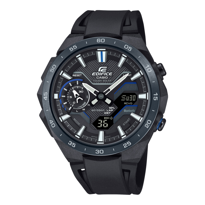 Casio Edifice Windflow Black Resin Band Watch ECB2200PB-1A