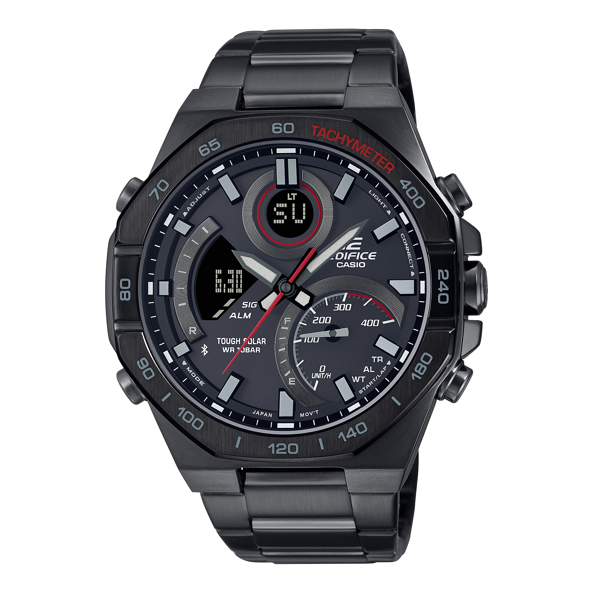 Casio Edifice Black Stainless Steel Watch ECB950DC-1A