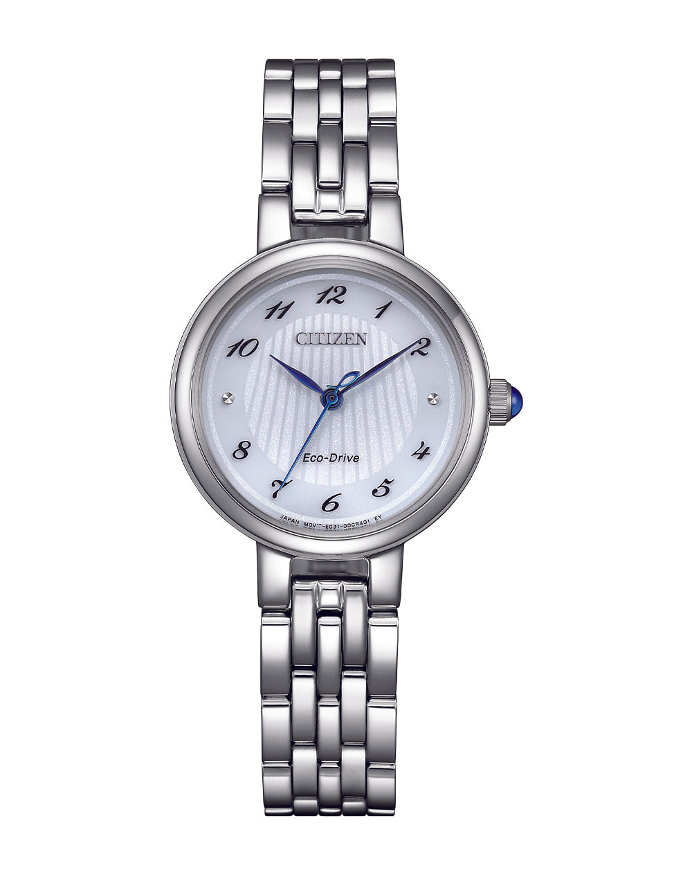 Citizen Eco-Drive White Dial Stainless Steel Watch EM0990-81A