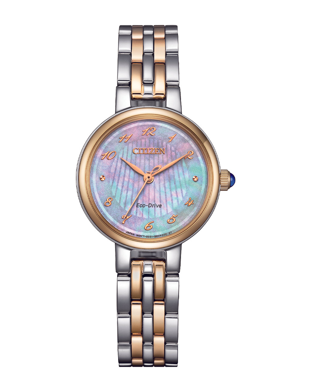 Citizen Eco-Drive Mother of Pearl Dial Stainless Steel Watch EM0996-84Y