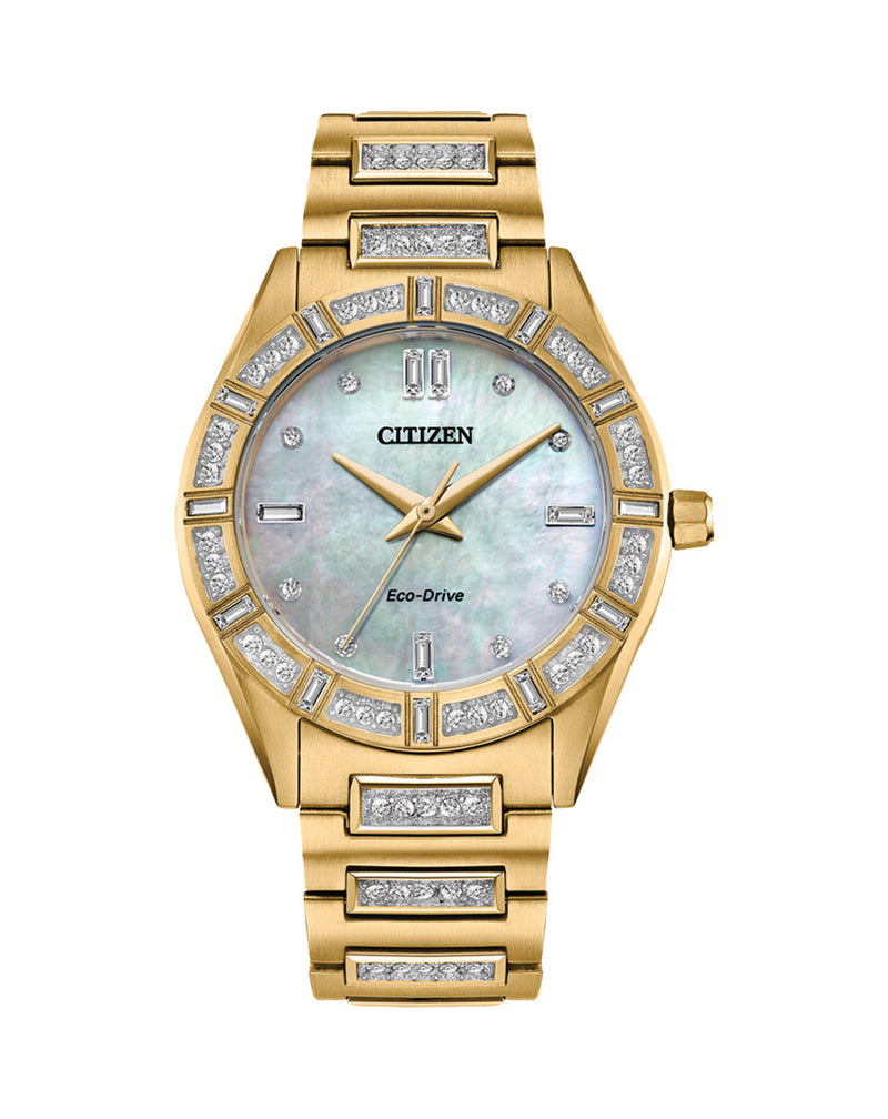 Citizen Silhouette Crystal Eco-Drive Womens Watch EM1022-51D