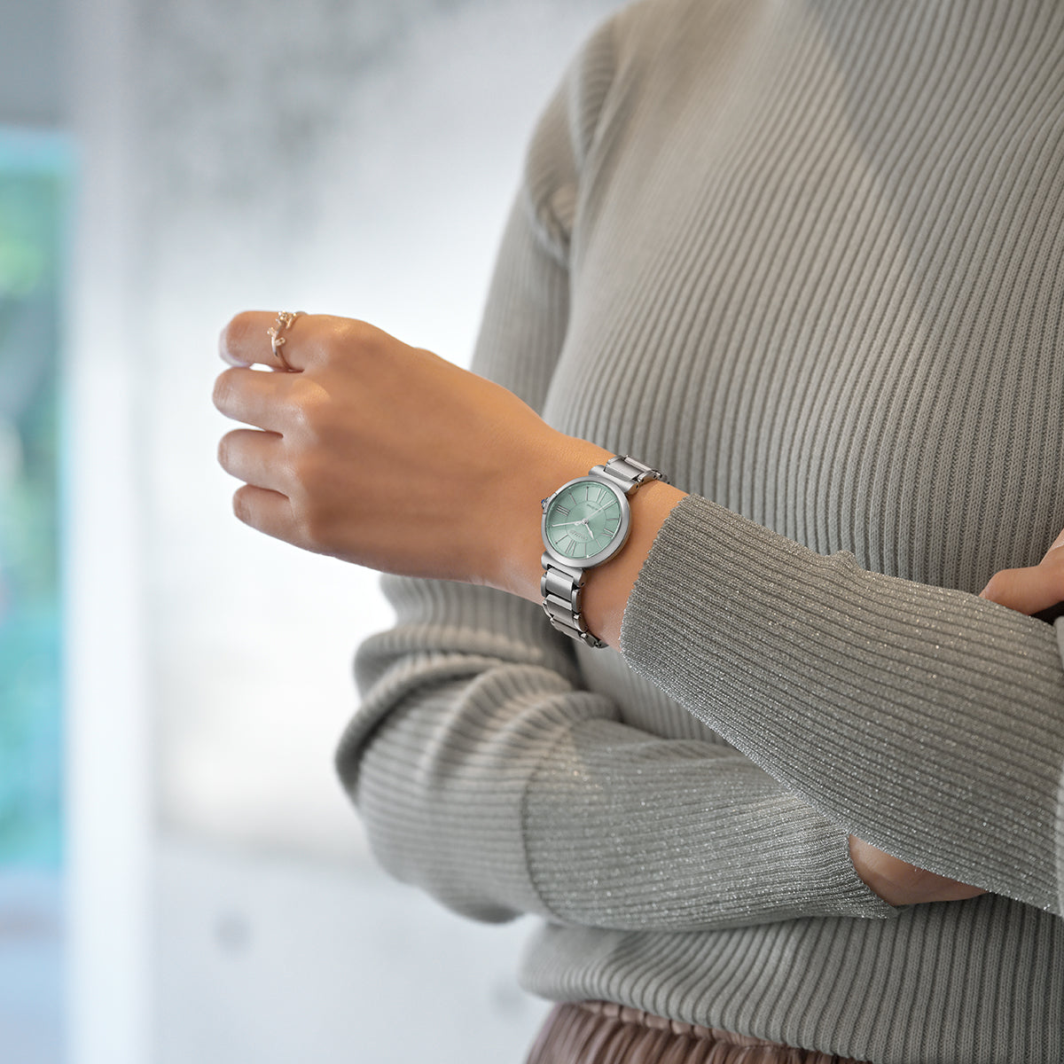 Citizen L May Bells Eco-Drive Mint EM1070-83L