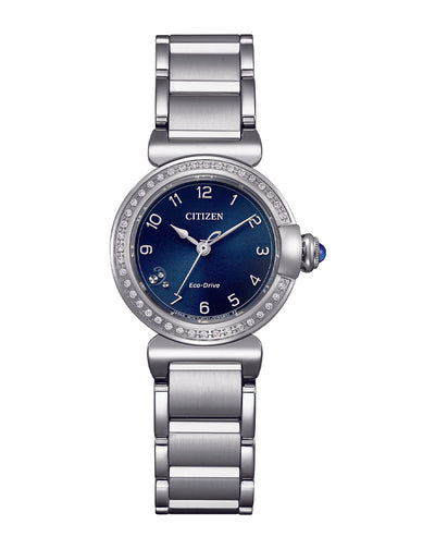 Citizen Eco-Drive Blue Dial Stainless Steel Watch EM1120-87L