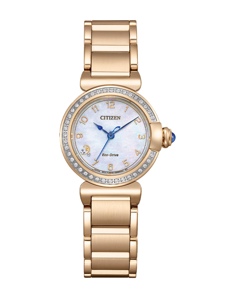 Citizen Eco-Drive Mother of Pearl & Diamond Watch EM1123-89D