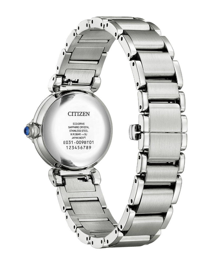 Citizen Eco-Drive Green Dial Stainless Steel Watch EM1130- 83X