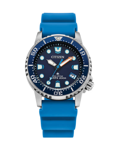 Citizen Promaster Eco-Drive Polyurethane Strap Blue Dial Watch EO2028- 06L