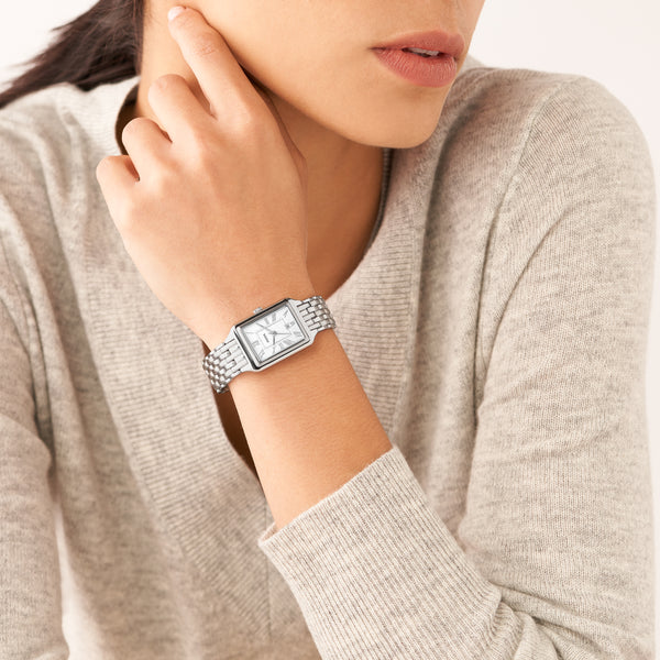 Fossil Raquel Three-Hand Date Stainless Steel Watch ES5221
