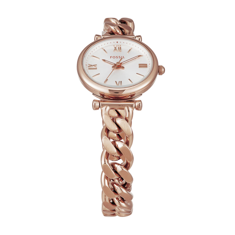 Fossil Carlie Rose Gold-Tone Stainless Steel Women's Watch ES5330