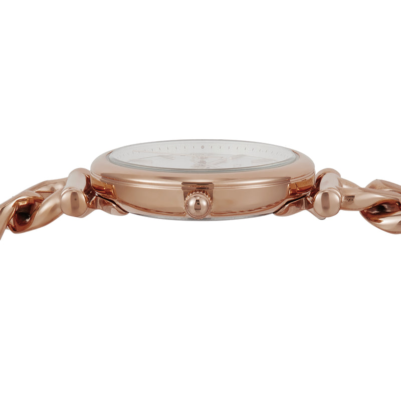 Fossil Carlie Rose Gold-Tone Stainless Steel Women's Watch ES5330