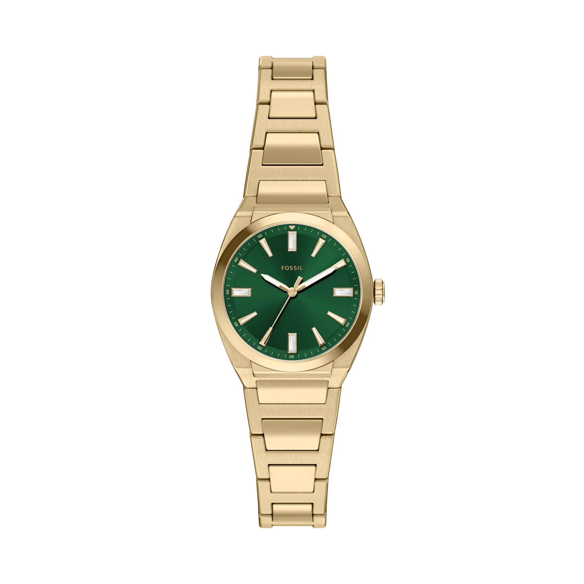 Fossil women's watch, green dial