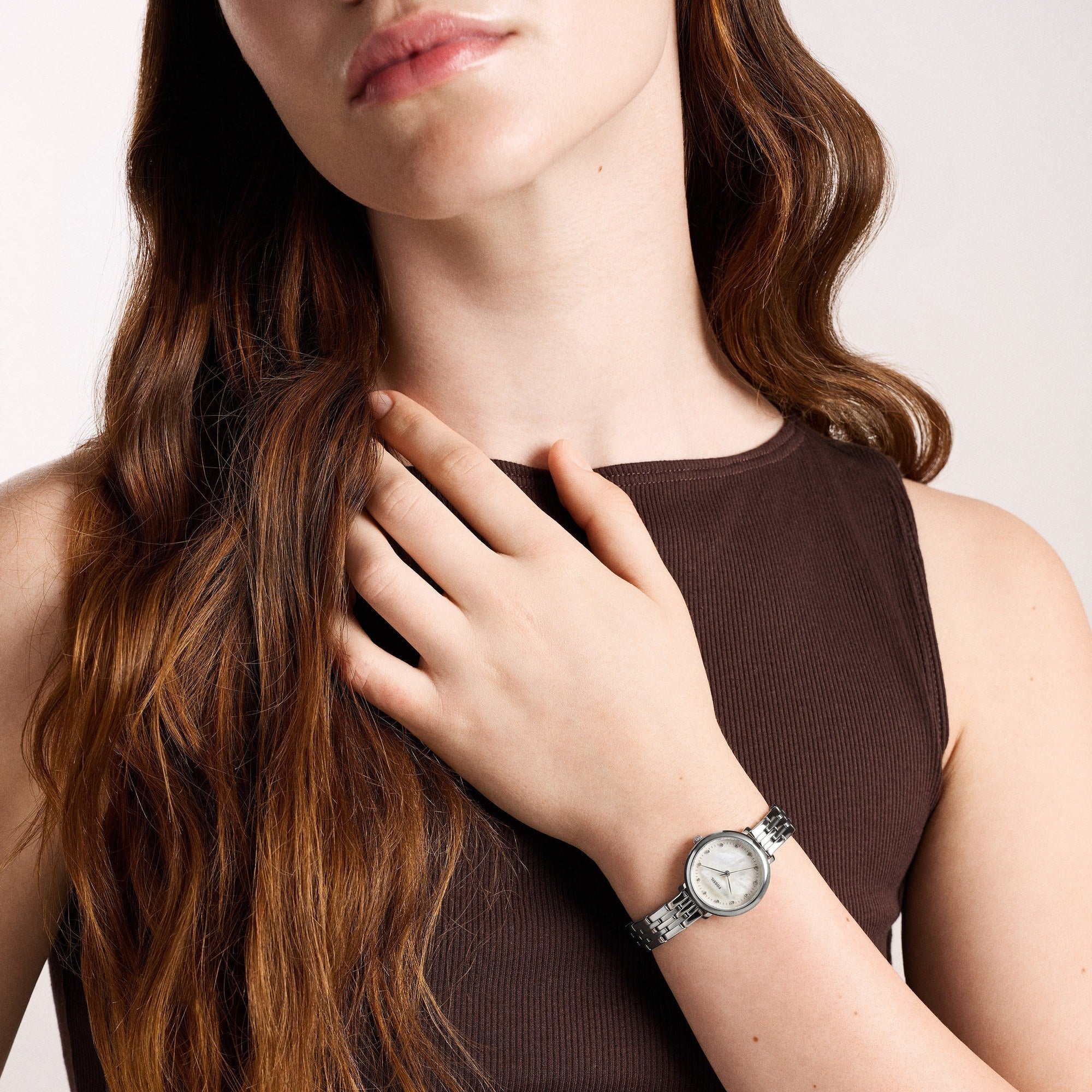 Fossil women's watch, white dial (view 7)