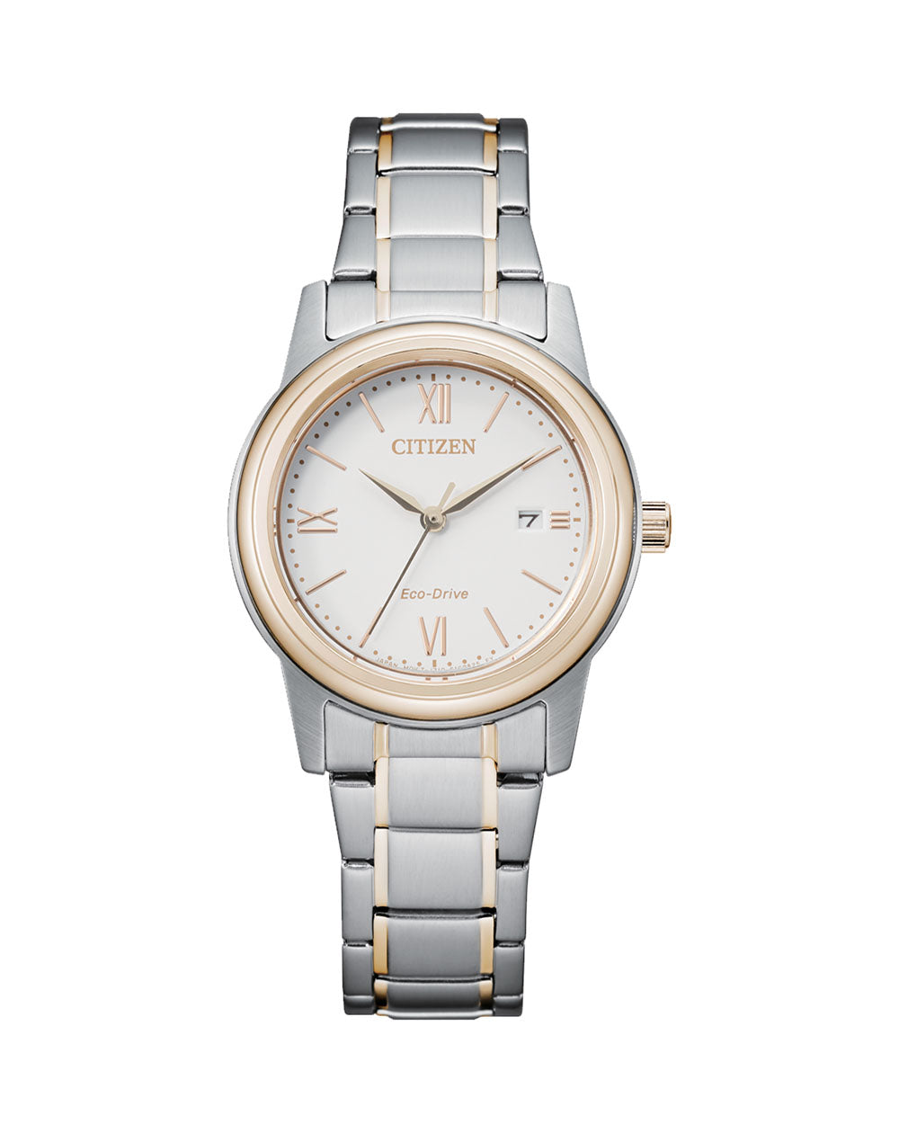 Citizen Eco-Drive White Dial Stainless Steel Watch FE1226-82A