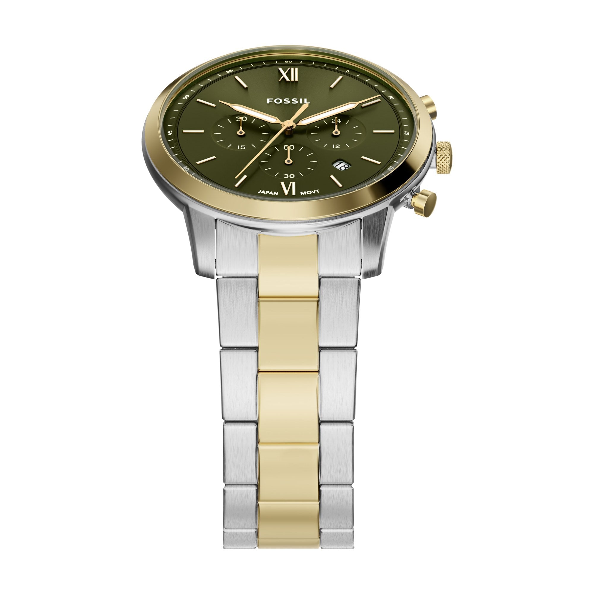 Fossil men's watch, green dial (view 2)