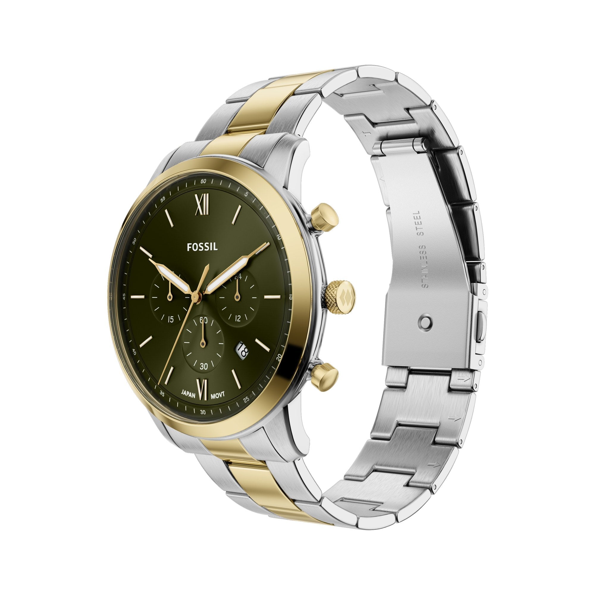 Fossil men's watch, green dial (view 3)